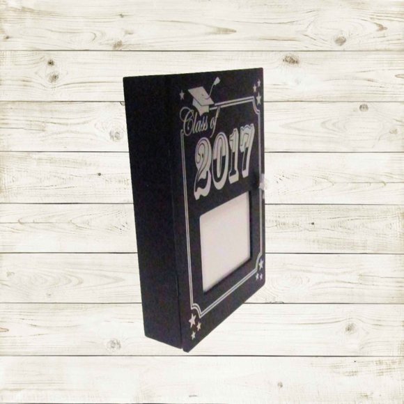 Wood keepsake box with glass picture frame NWT - Picture 2 of 8